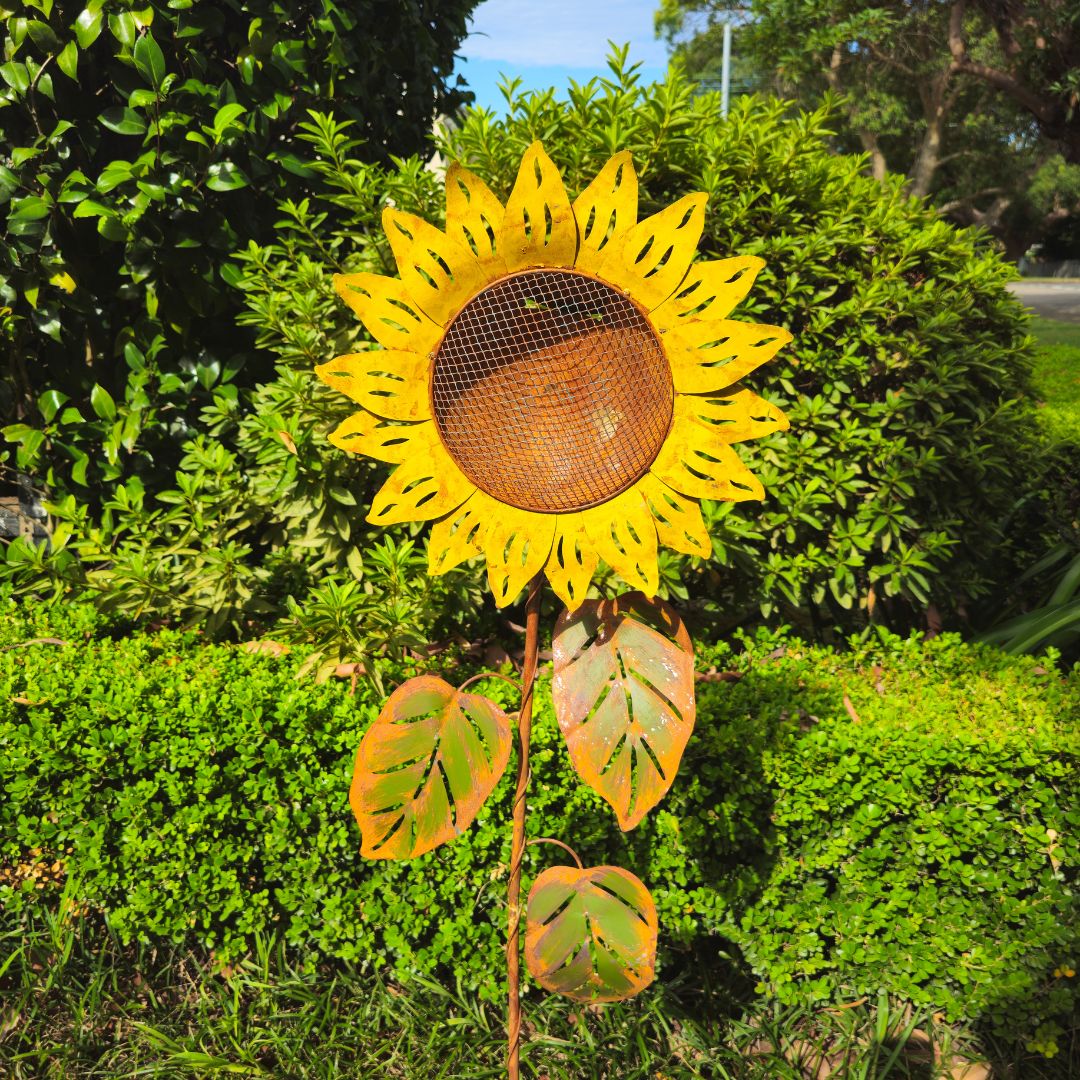 SUNFLOWER BIRDFEEDER STAKE