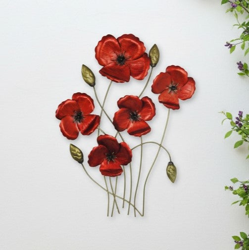 Scarlet Poppy Bloom Wall Art