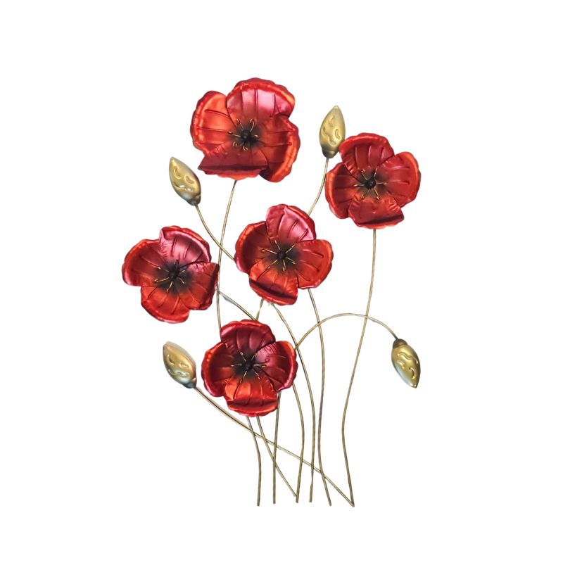 Scarlet Poppy Bloom Wall Art