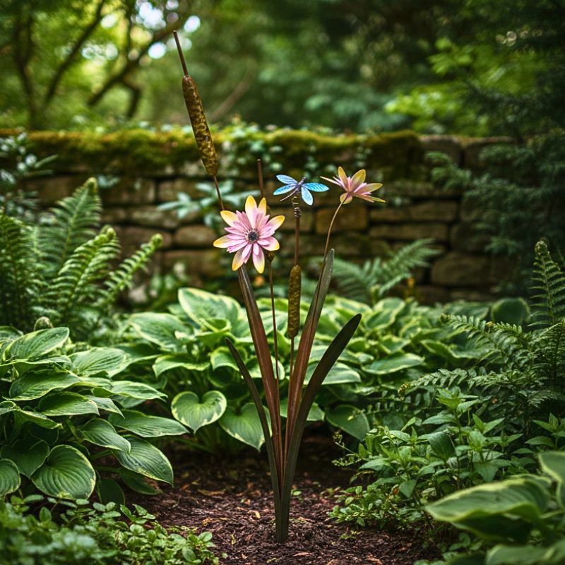 Dragonfly Daydream Garden Stake