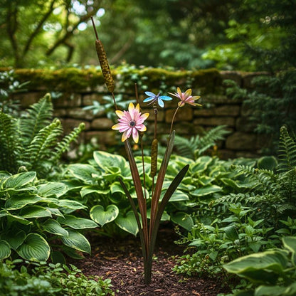 Dragonfly Daydream Garden Stake