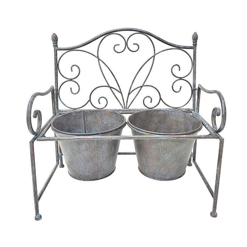 Garden Seat Double Planter