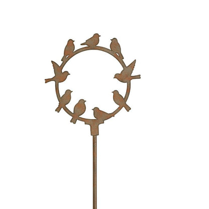 Birds of a Feather Garden Stake