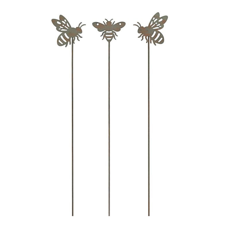 Bee Happy Garden Stakes