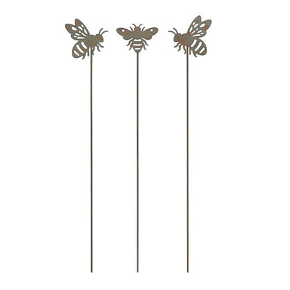 Bee Happy Garden Stakes