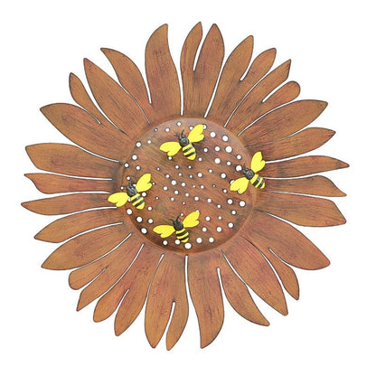 Bee Happy Sunflower Wall Art
