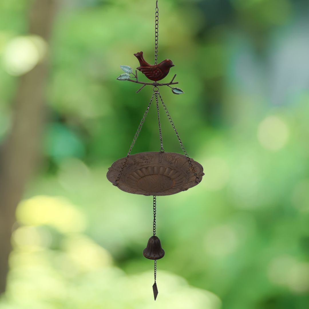 Antique Bell Birdfeeder