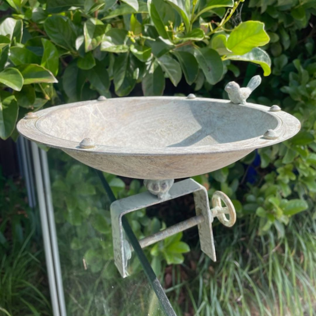 Patina Balcony Bird Bath