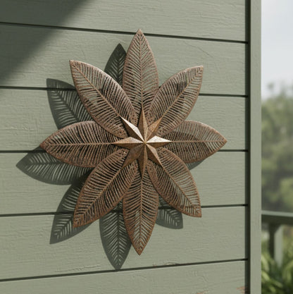 Bronze Flower Wall Art