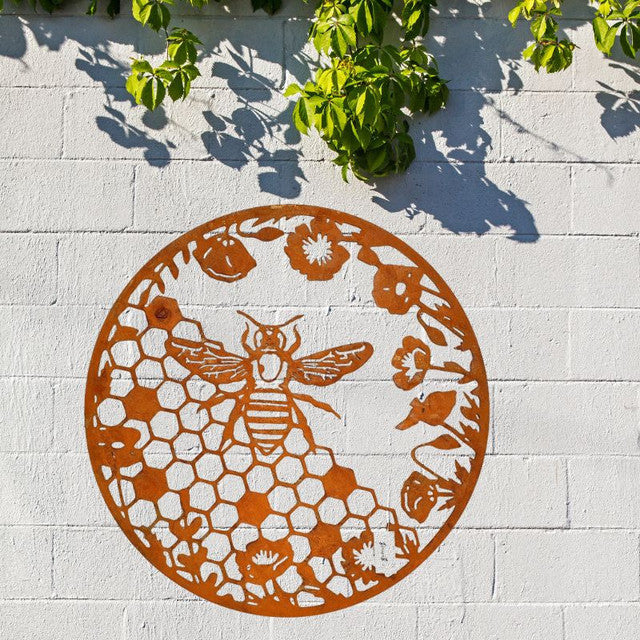 Honeycomb Bee Wall Art