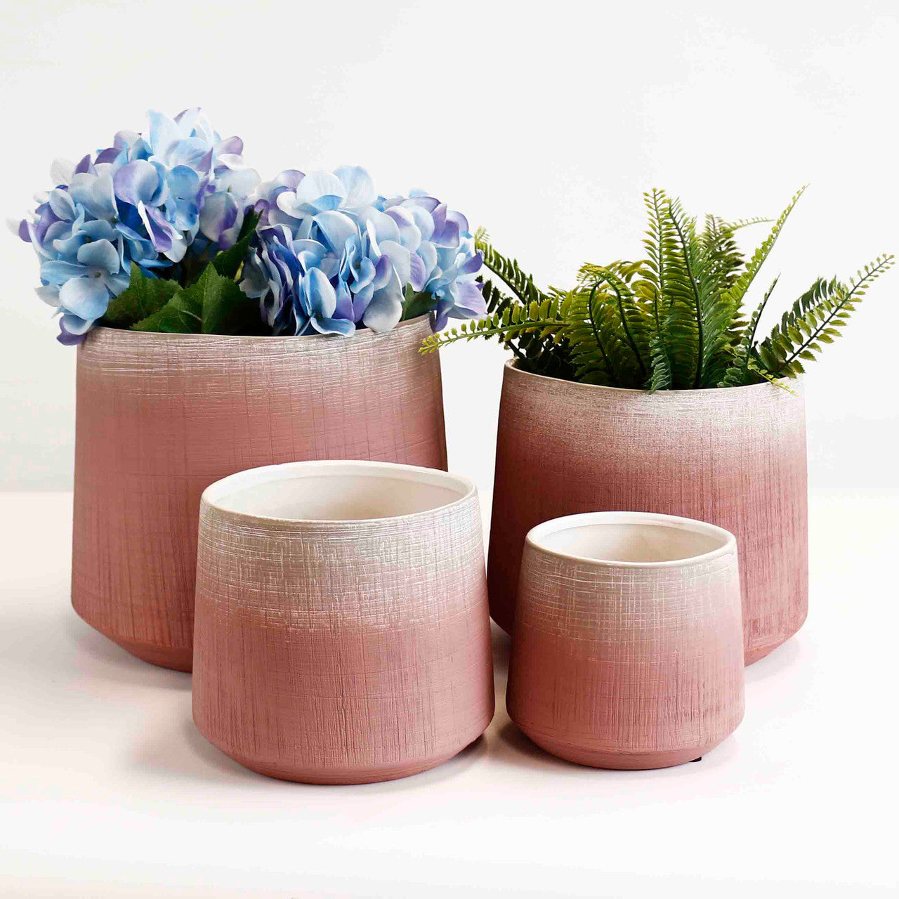 Horizon Blush Ceramic Pot