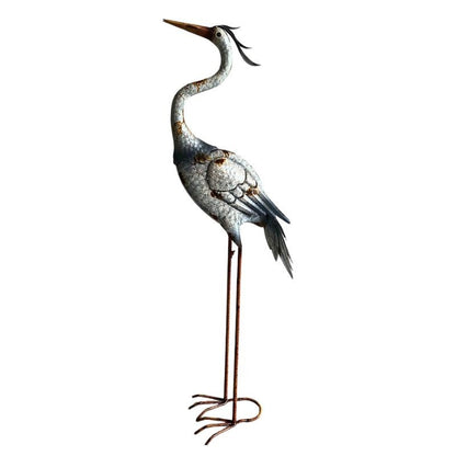 Vintage Heron Garden Statue