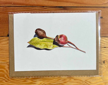 Old and New greeting card