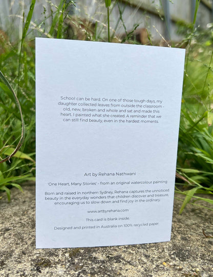 One Heart greeting card