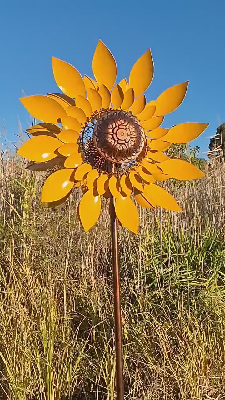 Sunflower Windspinner