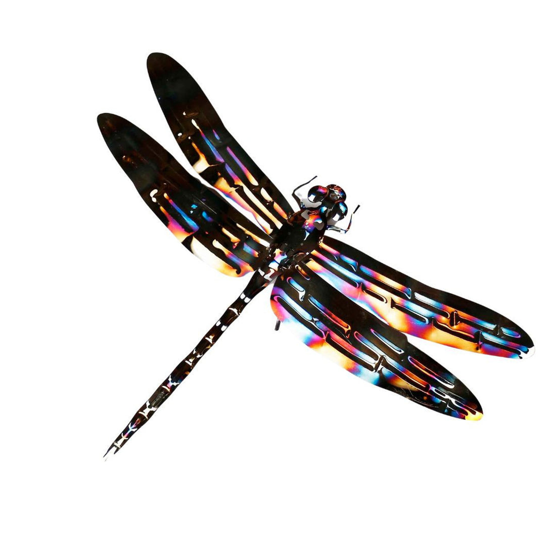 Rainbow Stainless Steel Dragonfly Decor