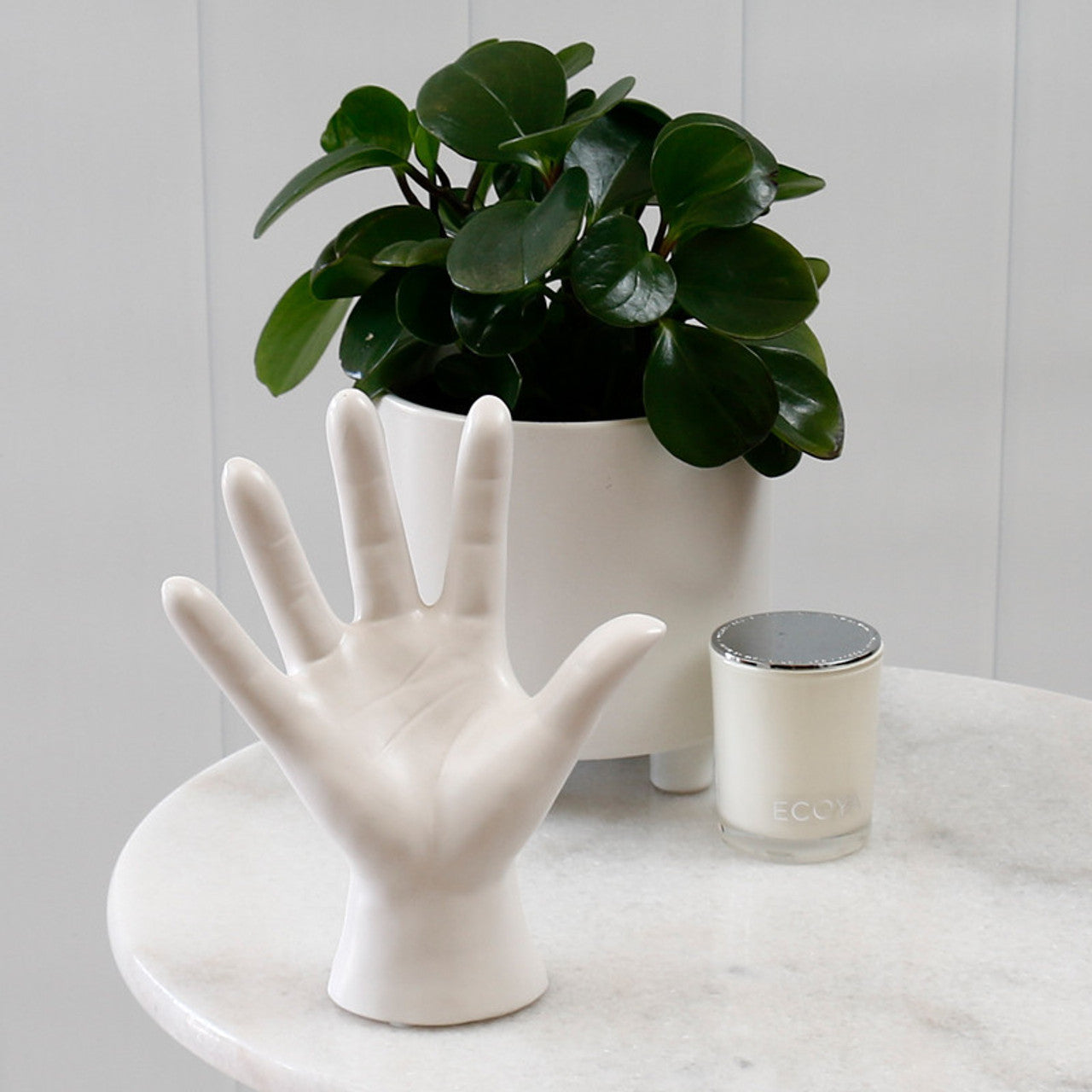 Waving Hand Ceramic Decor