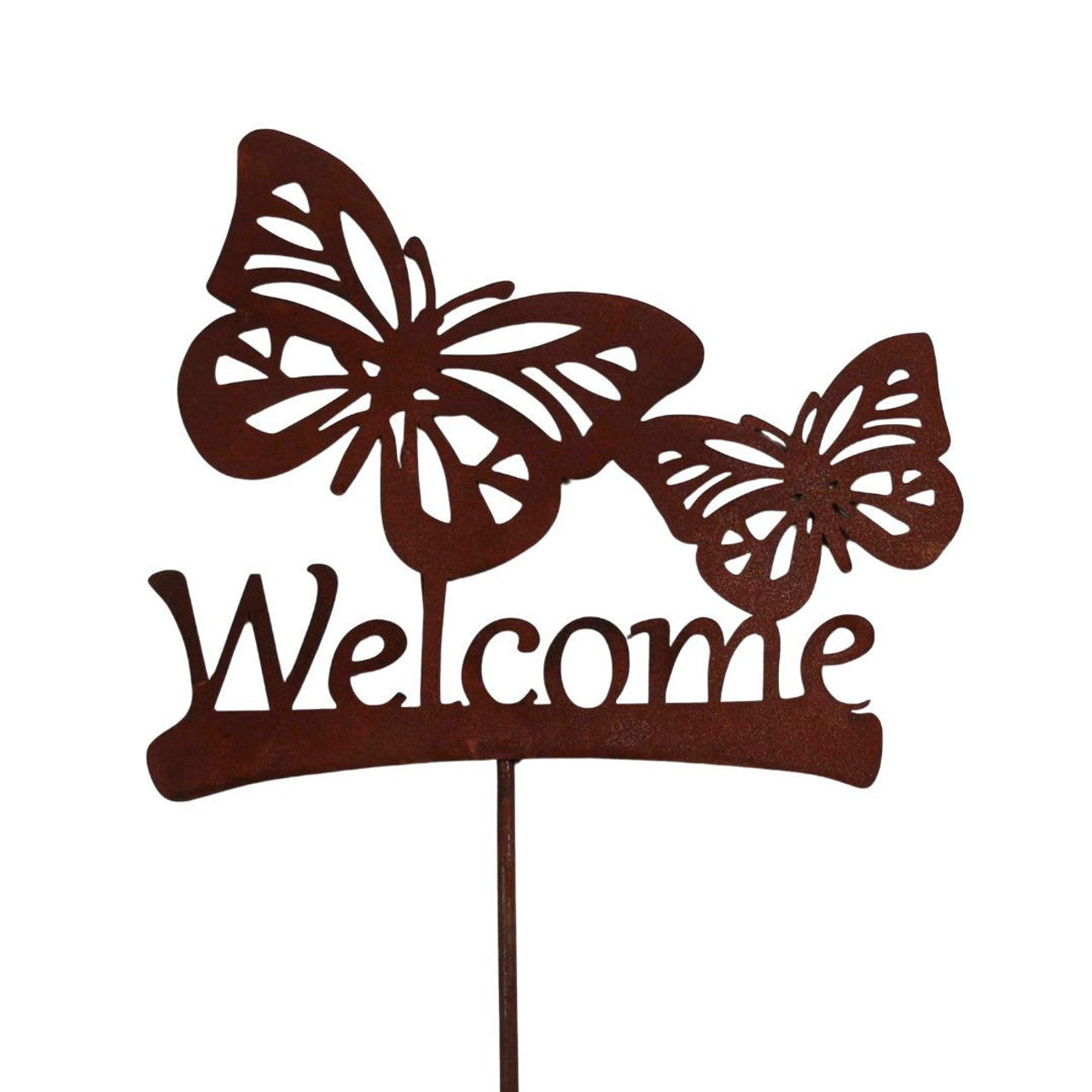 Welcome Butterfly Stake
