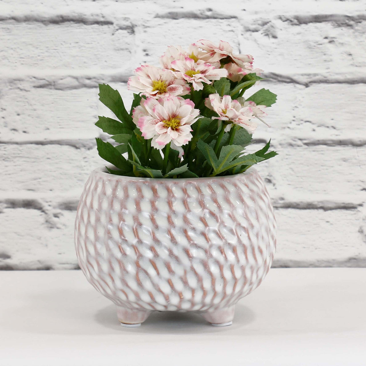Woven Texture Fine Ceramic Pot